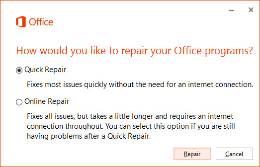 Repair Microsoft Office Installation Mac