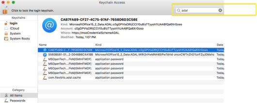 Microsoft office keychain mac problems
