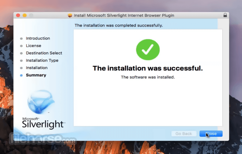 Microsoft silverlight for mac not working